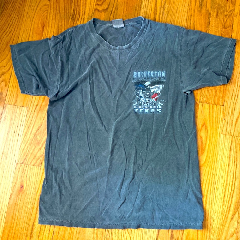 Galveston motorcycle rally vintage tee